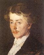 Leibl, Wilhelm Portrait of Wilhelm Trubner oil painting on canvas